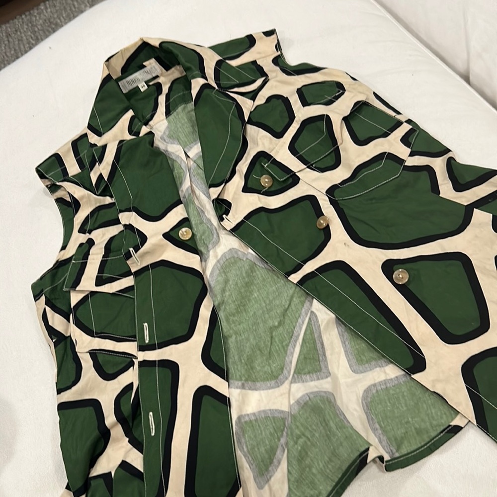 Junko Shimada Cut Off Graphic Vest